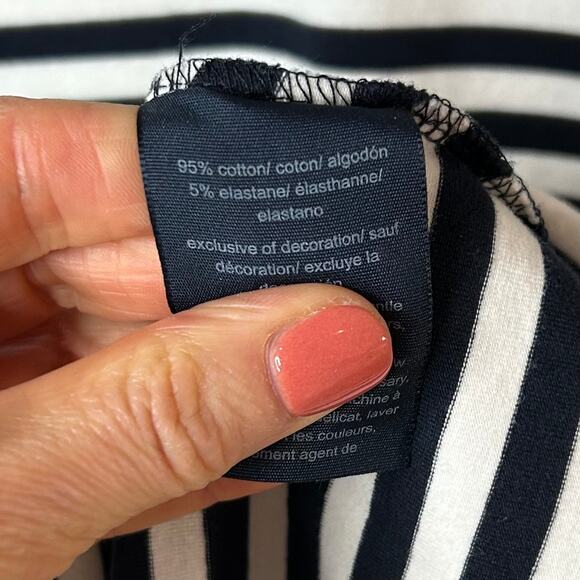 Tommy Hilfiger Striped Short Sleeve Dress Size L - Picture 6 of 9